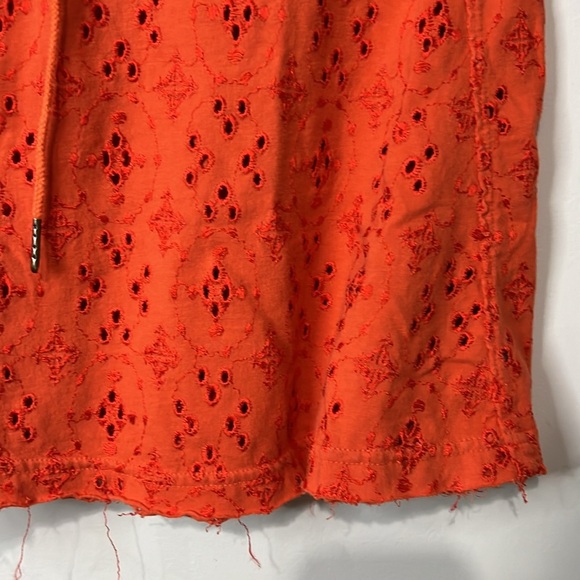 Free People Dream Date Eyelet Tank Embroidered Sleeveless Drawstring - Picture 7 of 9